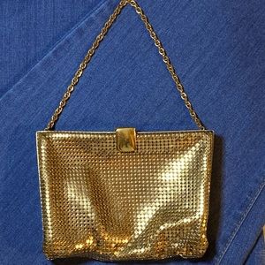 VTG Made in USA Mesh Whiting & Davis Co Clutch